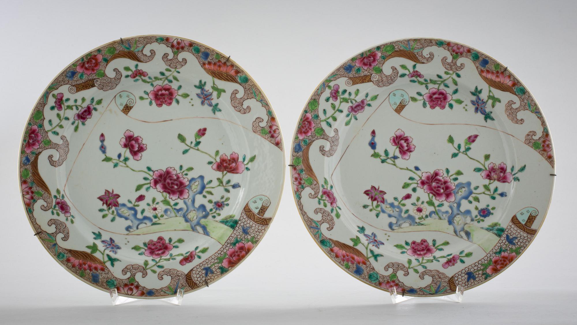 FAT, ett par, porslin, Kina, Qianlong, 1700-tal.