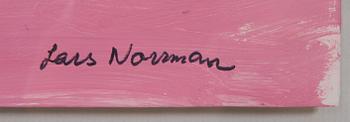 LARS NORRMAN, olja på pappannå, sign.
