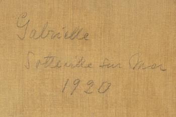 Birger Simonsson, oil on canvas, signed BS.