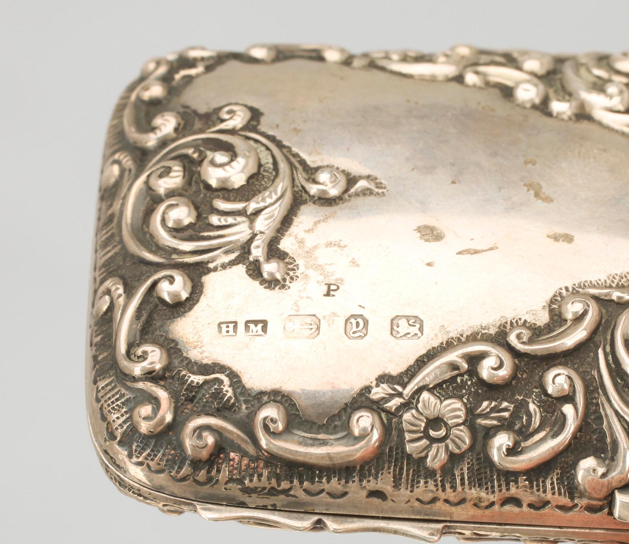 PARTI SILVER, 4 delar, Birmingham, England 1800-talets slut, samt Tyskland. Vikt 530 g.