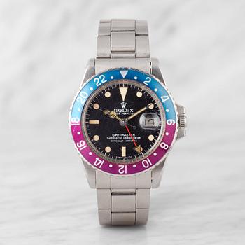 128. ROLEX, Oyster Perpetual, GMT-Master, Chronometer, wristwatch, 40 mm,