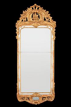 1562. A Swedish Rococo 18th century mirror.