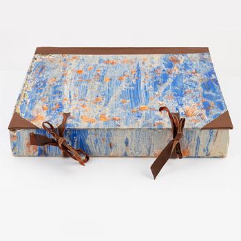 Franco Leidi, box with 35 copper plates/dry points, 1968-75.