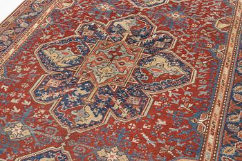 An antique Smyrna carpet, West Anatolia, c. 320 x 220 cm.