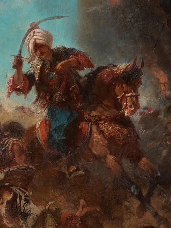 Charles Édouard Armand-Dumaresq, The battle of Bender.