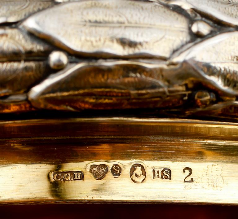 STOP, silver, CG Hallberg, Stockholm 1934. Vikt ca 856 g.