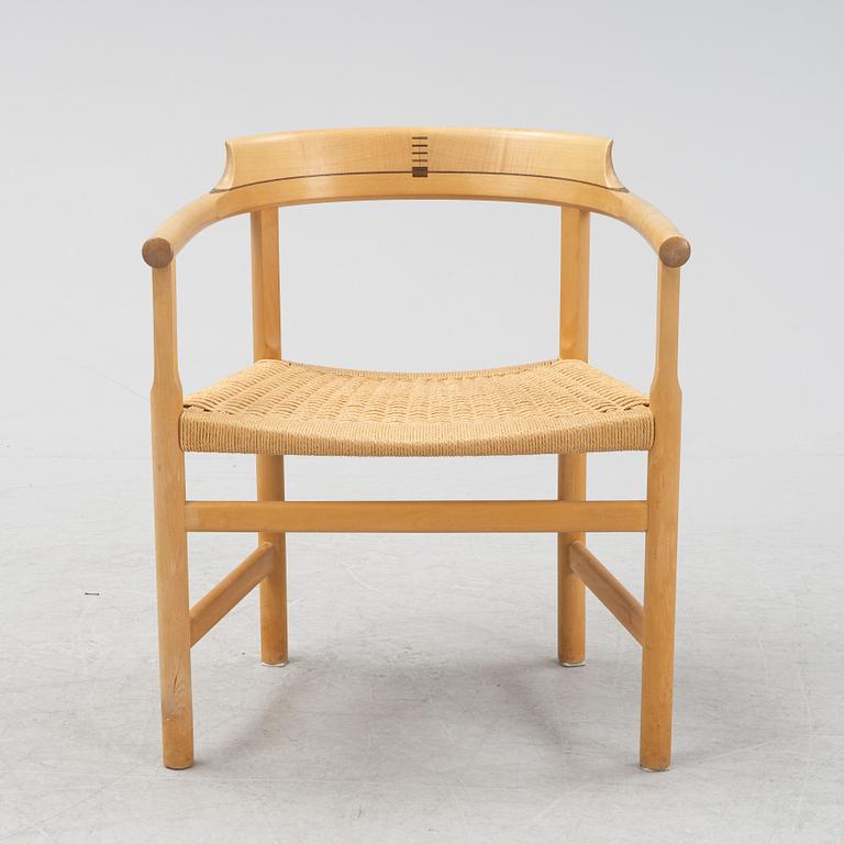 Hans J Wegner, a 'PP52/PP62 Captain's Chair' chair, PP Møbler, Denmark.