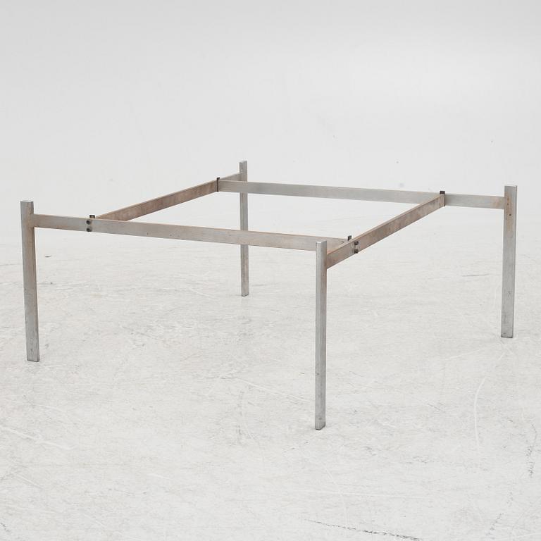 Poul Kjaerholm, a "PK 61" coffee table, E. Kold Christensen, Denmark.