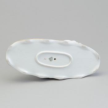 CONSTANTIN HOLZER-DEFANTI, porslin, figurin, "Den döende svanen", Rosenthal, 1900-talets andra kvartal.