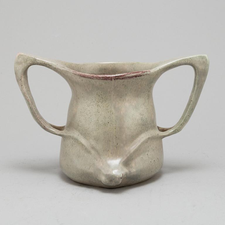 A Höganäs glazed ceramic vase, Jugend, beginning of 20th century.