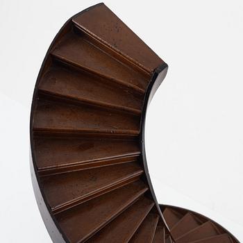 Miniature staircase, marked Havenfield Hall, England.