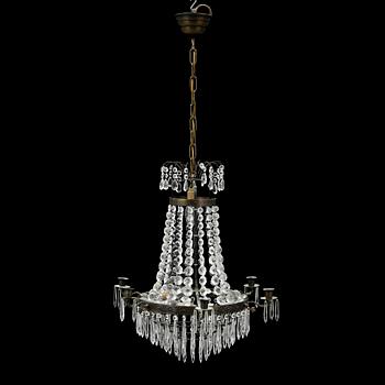 A mid century chandelier.