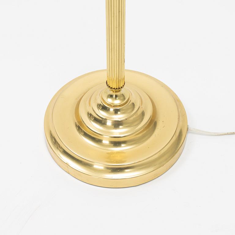 A brass floor light, Rejmyre Armaturfabrik, second half of the 20th Century.