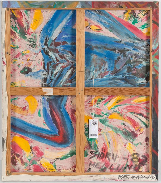 BJÖRN HEDLUND, olja på duk, signerad och daterad -82.