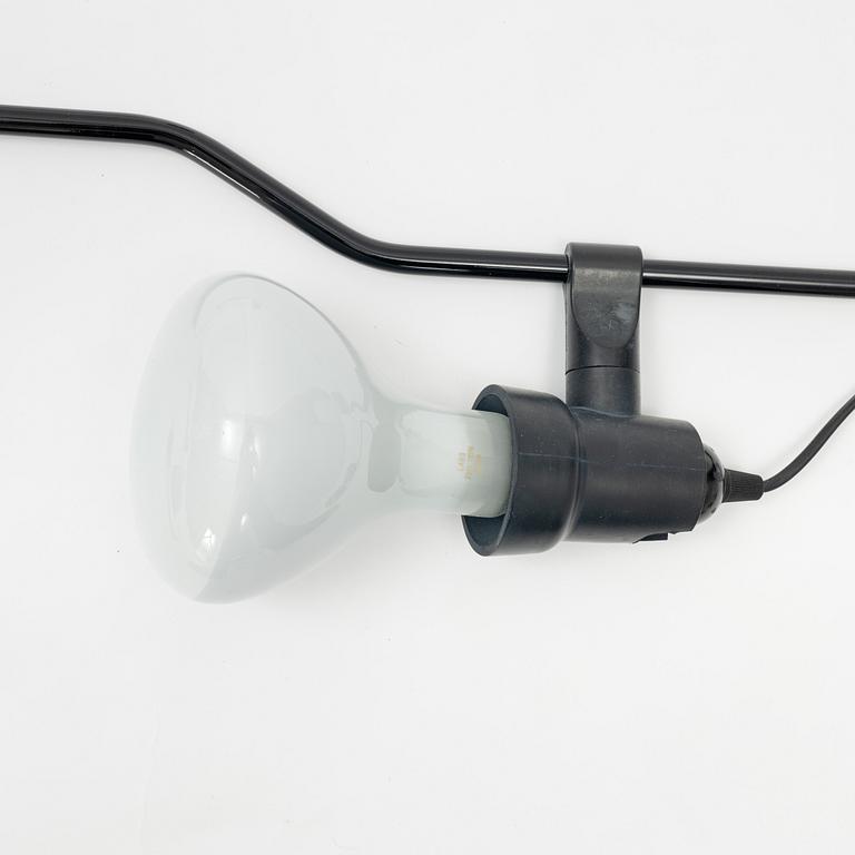 Achille Castiglioni & Pio Manzu, floor lamps/ceiling lamps, a pair, "Parentesi", Flos, Italy.