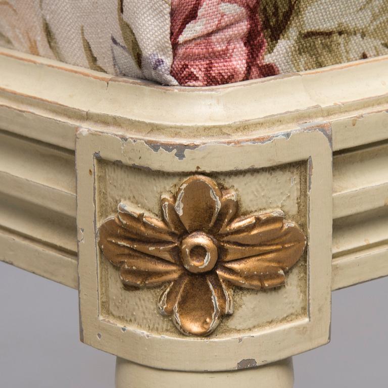 STOLAR, 4 st, gustaviansk stil, 1900-talets mitt/andra hälft.