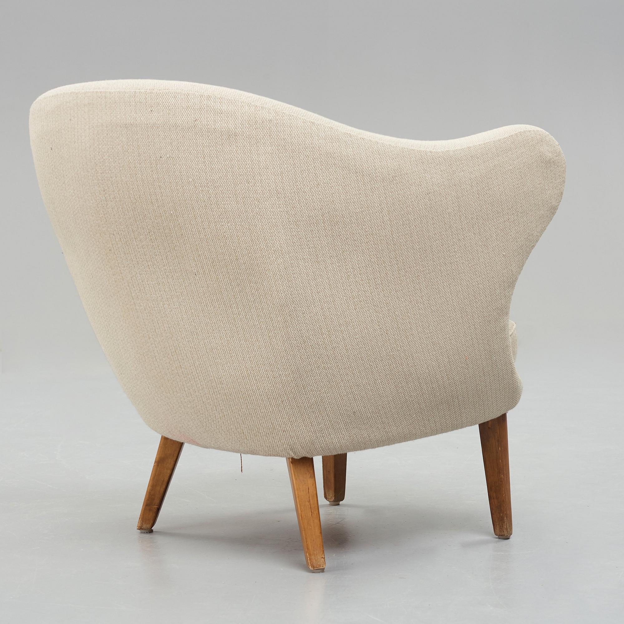 Arne Norell, a "Gary" (The Thumb) easy chair for Gösta Westerberg, Sweden 1950's.