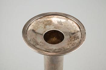 LJUSSTAKE, silver, gustaviansk, Carl Gustaf Herpel, Stockholm, 1810.