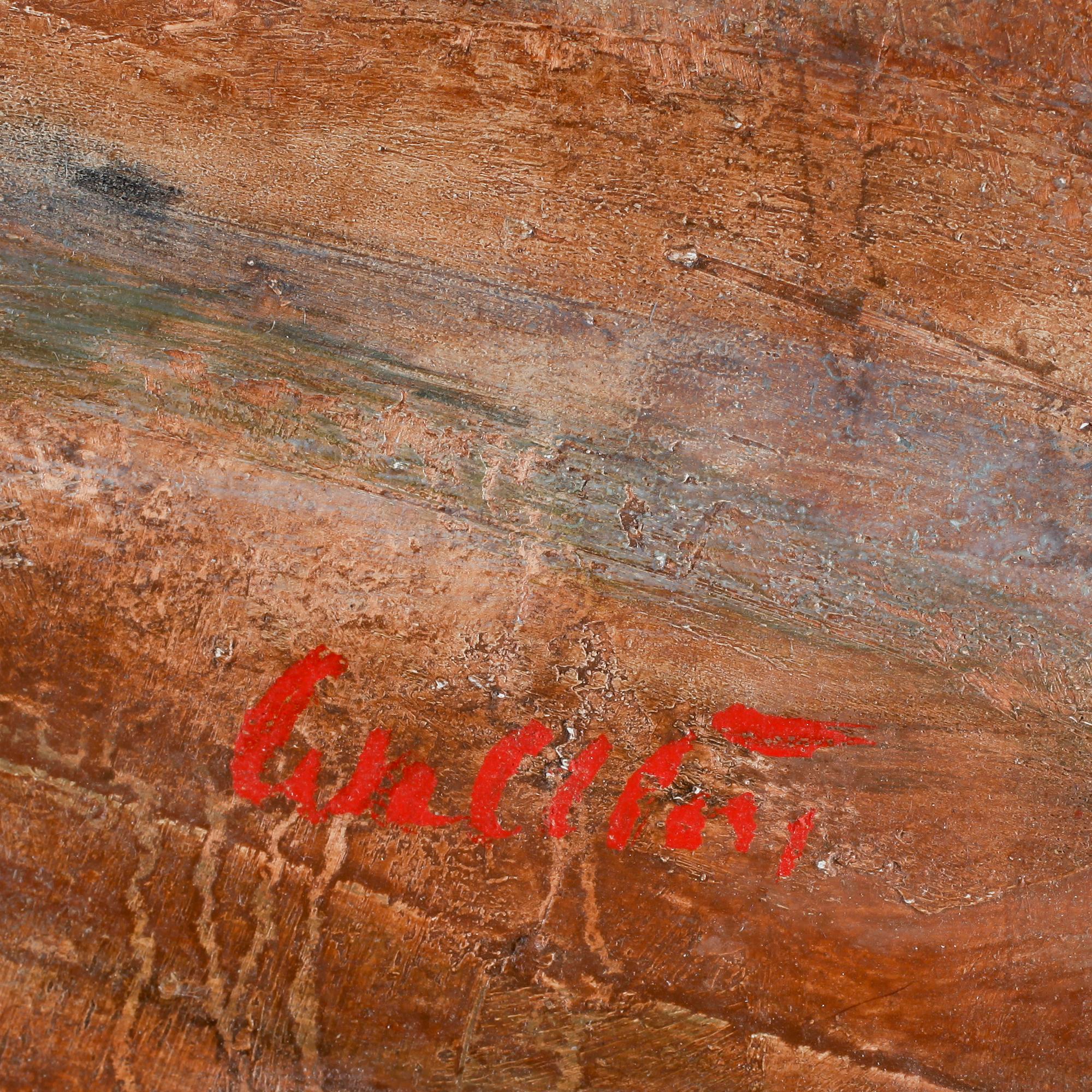 ELLIS WALLIN, olja på duk, sign.