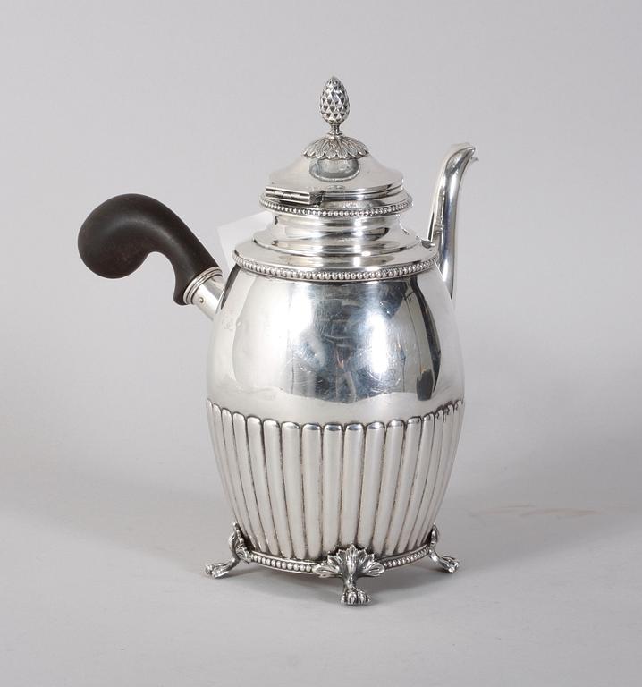 KAFFEKANNA, silver, GAB, 1917.