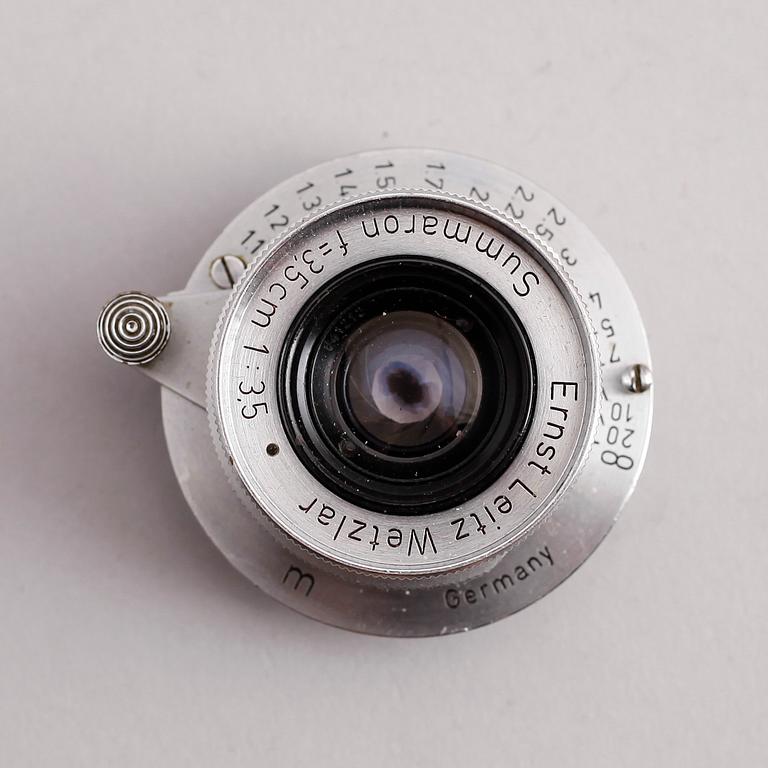 KAMERA med OBJEKTIV och VISOFLEX I, 1+3+1, Leica IIIg, nr. 877 071, Ernst Leitz, GMBH Wetzlar, Tyskland. 1957.