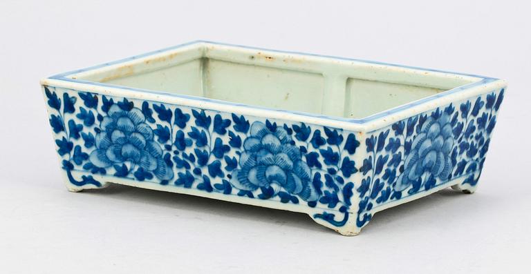 KAKTUSSKÅL, porslin, Kina, 1800-tal.