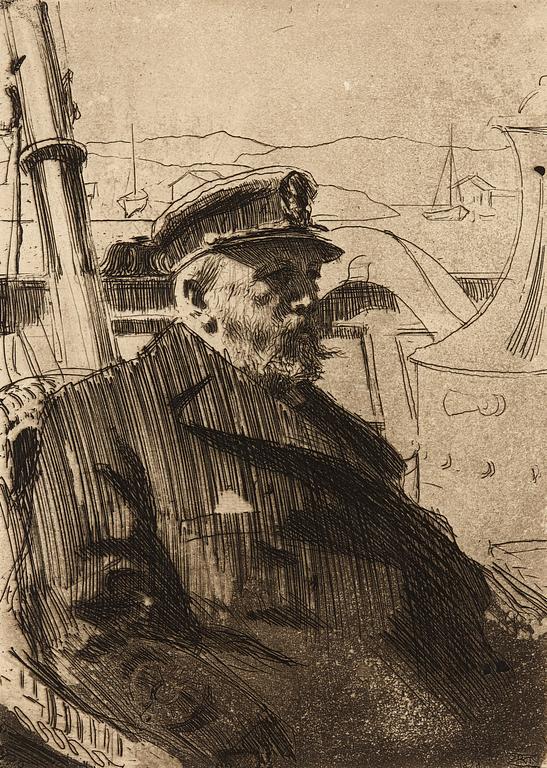 Anders Zorn, "King Oscar II".