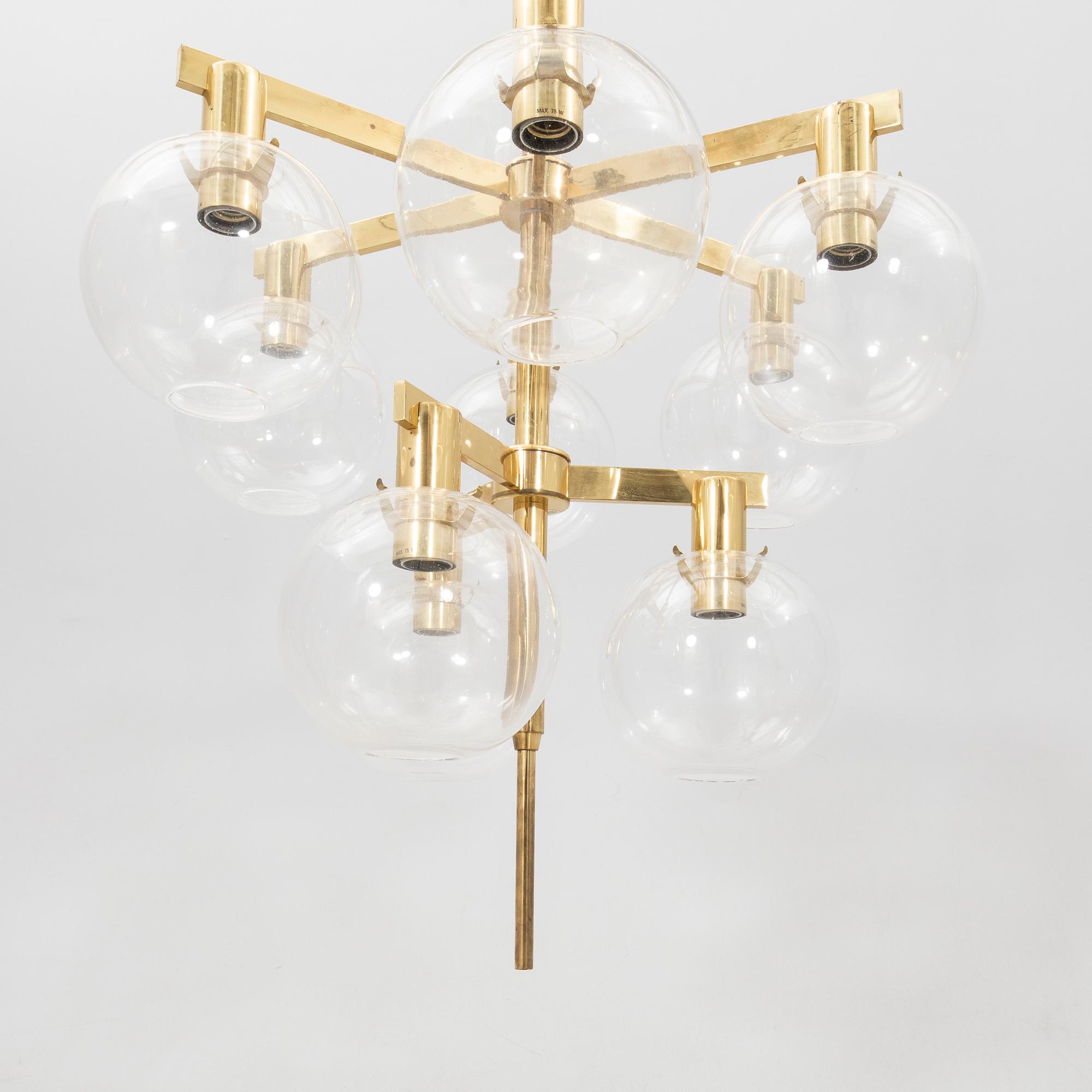 Hans-Agne Jakobsson, Ceiling lamp model T 348/9, second half of the 20th century.