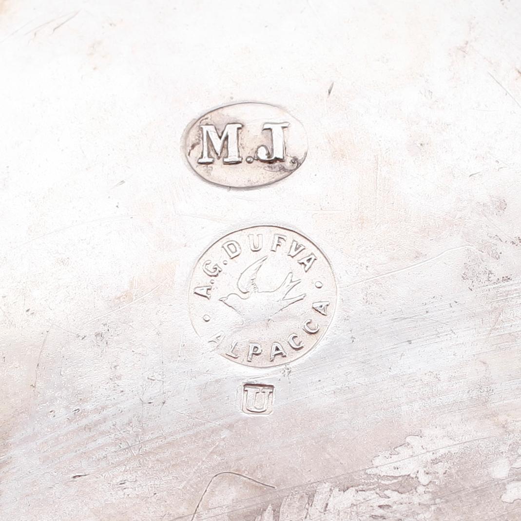 ISHINK, nysilver, AG Dufva, omkring år 1900.