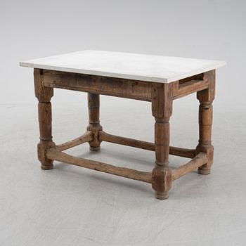 A swedish provincial table, Gotland, Sweden, 19th century.