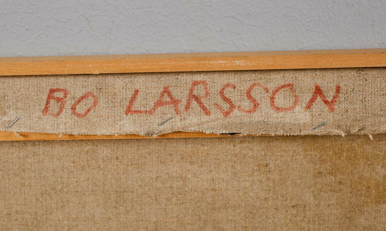 BO LARSSON, blandteknik/collage, signerad a tergo.