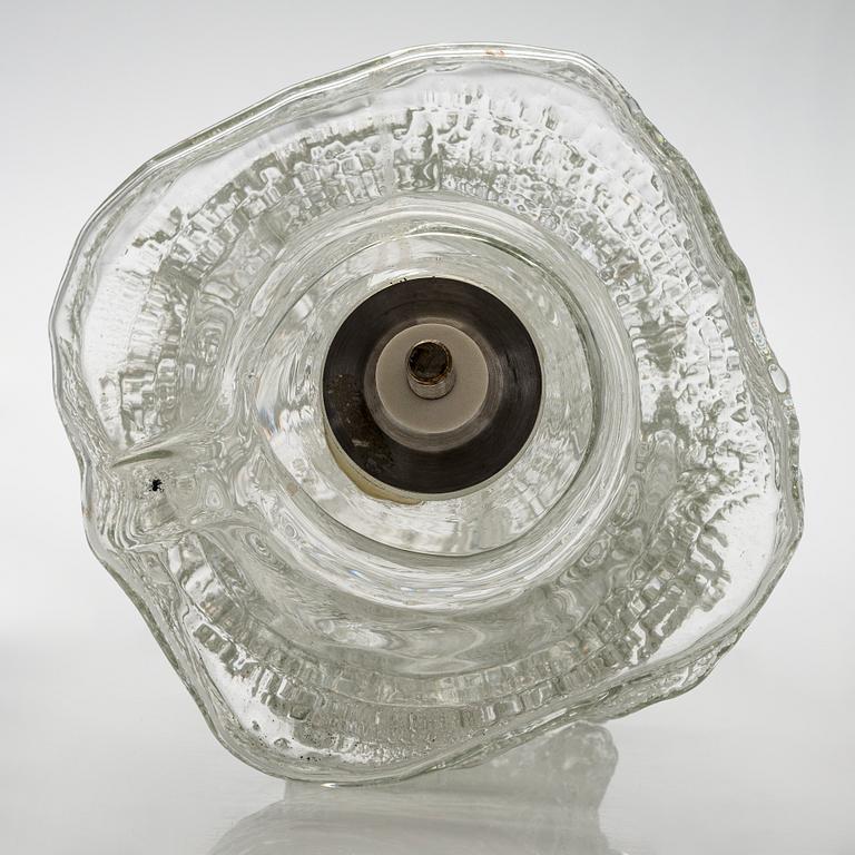 Timo Sarpaneva, veistos, "Ahtojää", signeerattu Timo Sarpaneva Iittala 1967.