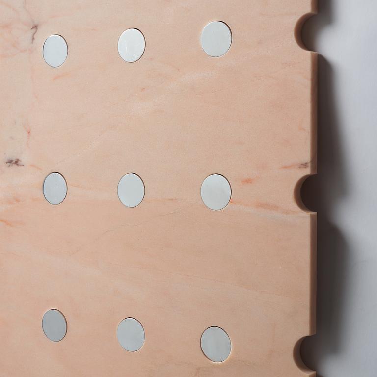 GEORGE HENRY LONGLY, marble and stainless steel.