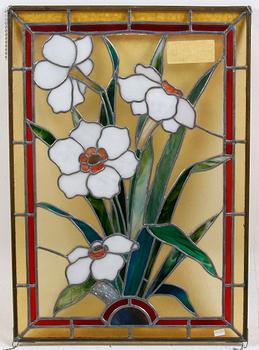 FÖNSTER, glas, bly, 1900-tal.