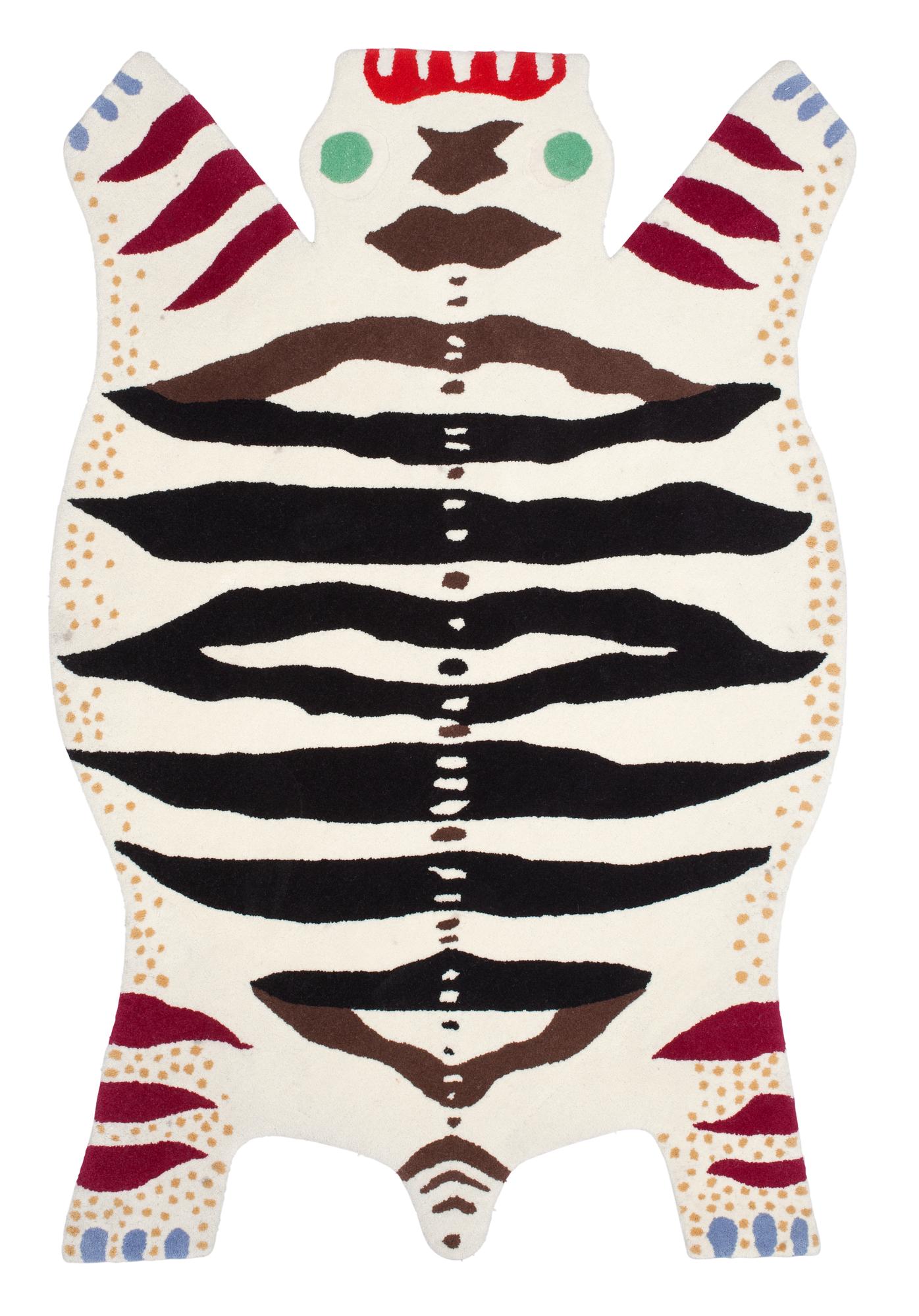 MATTA. "Odjursmattan" även "Matta nr 7". Handtuftad av Hitex. 178 x 118 cm. Design av Josef Frank för Svenskt Tenn.