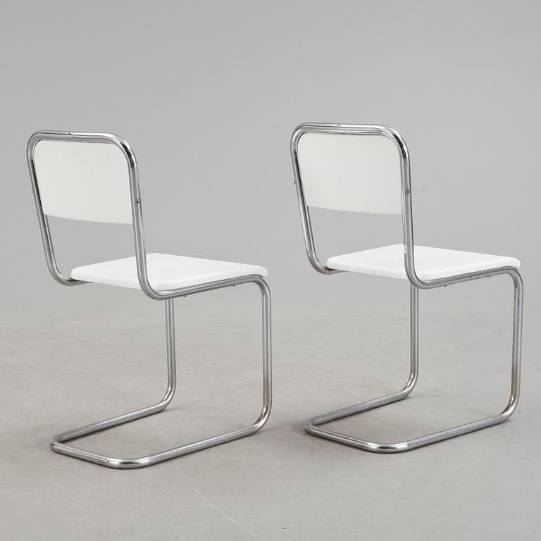STOLAR, ett par, funkis, 1940-tal.