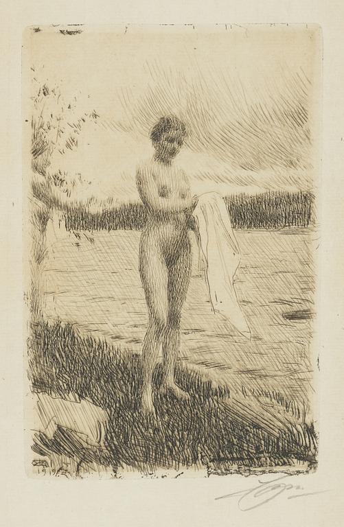 Anders Zorn, "Dalälven".
