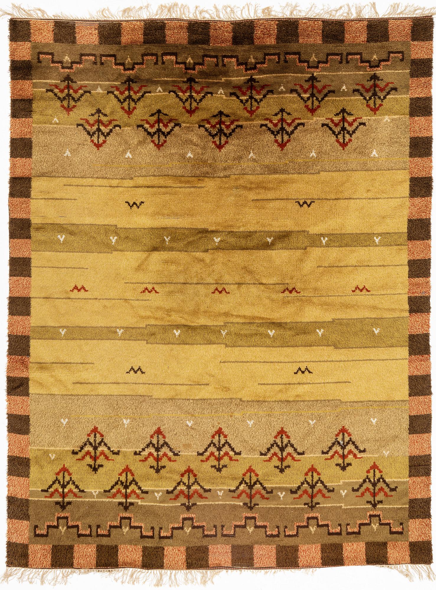 Carpet, Flossa, Sweden/Finland, 1920's. Ca 344 x 263 cm.