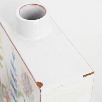 Stig Lindberg, plunta och burk med lock, fajans, Gustavsbergs studio.