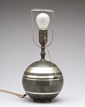 BORDSLAMPA, art deco, 1900-talets början.