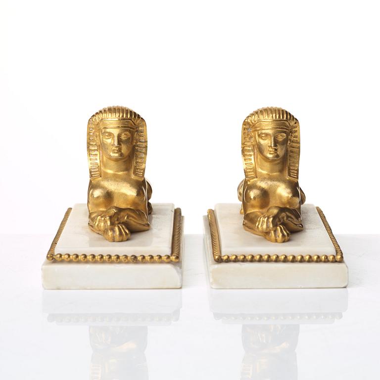A pair of early 19th Century table ornaments.
