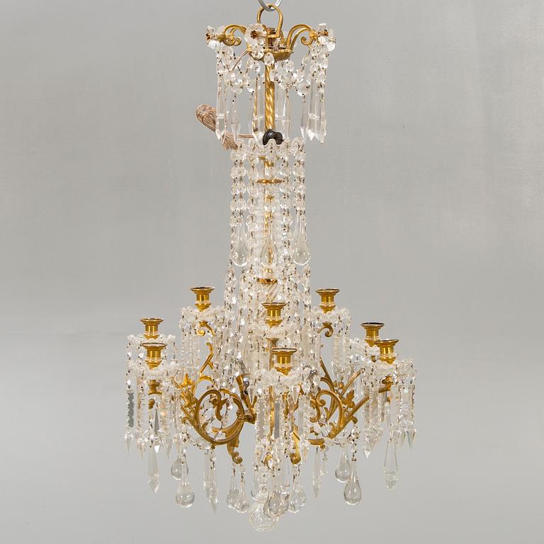 A chandelier around 1900.