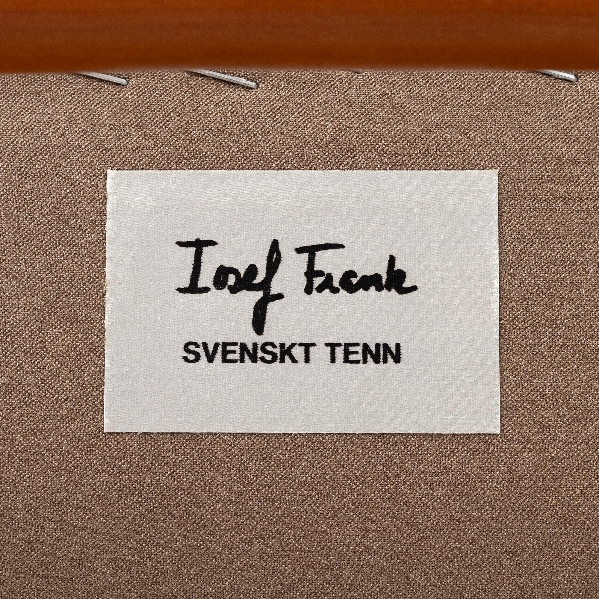 Josef Frank, Armchair, model 652, Svenskt Tenn, after 1985.