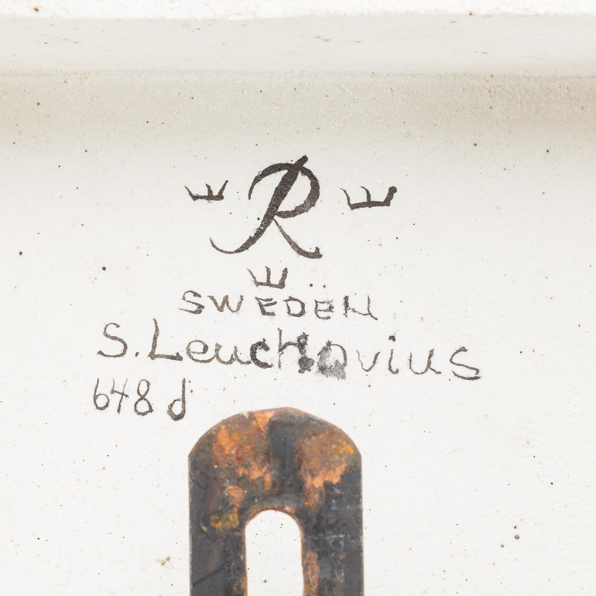 SYLVIA LEUCHOVIUS, a stoneware wall sculpture, Rörstrand, Sweden.