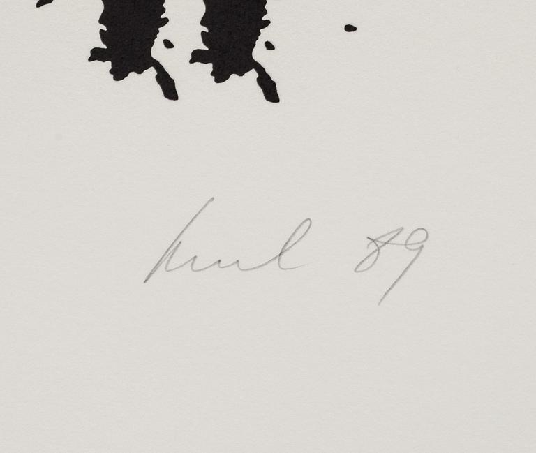 RAUL MEEL, färgserigrafi, signerad, numrerad XXXVI/XXXX och daterad- 89.