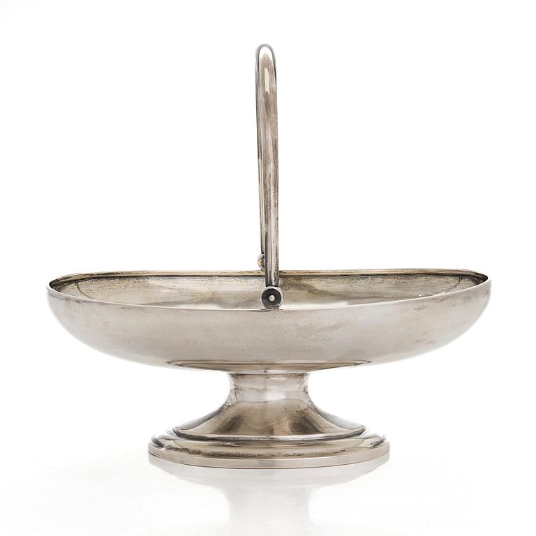 Leipäkori, hopea, Pietari 1889.