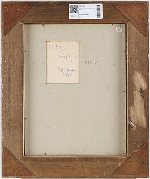 NELL WALDEN, mixed media on paper.