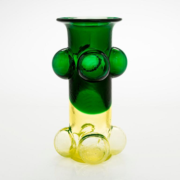 Nanny Still, a 'Pajazzo' vase, signed Riihimäen Lasi OY, Nanny Still.