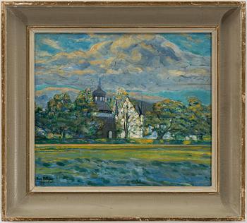 BROR HILLGREN, oil on canvas, signed Bror Hillgren and dated 1917.