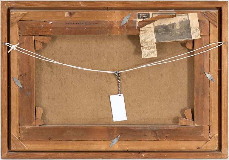 FANNY BRATE, oil on canvas, signed o dated 1900.